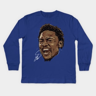 Stefon Diggs Buffalo Scream Kids Long Sleeve T-Shirt